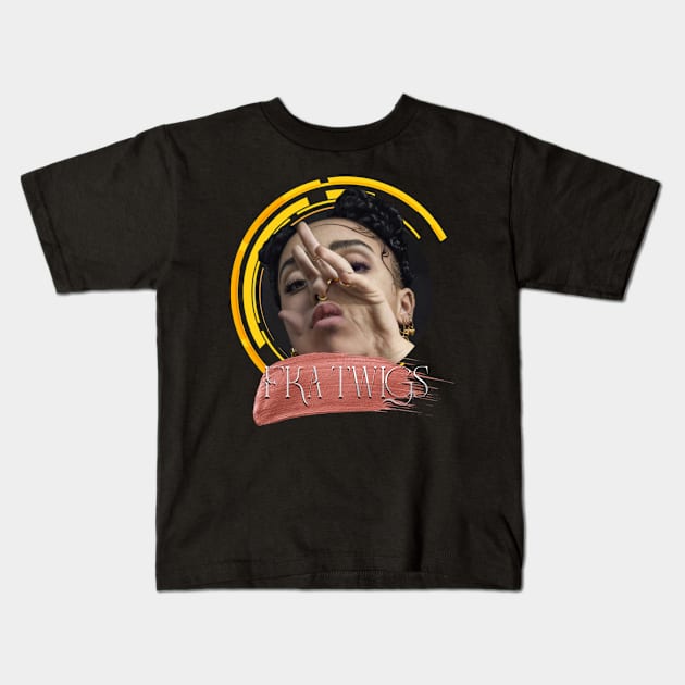 FKA twigs Kids T-Shirt by Sudburied